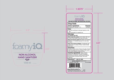 Iq Label (Foamyiq Label Non Alcohol Hand Sanitizer)